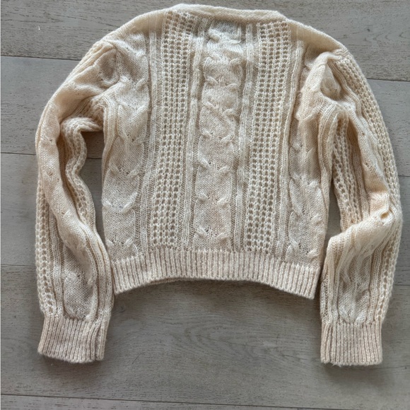 Rouje Azia Cardigan 34 coquille mohair blend sweater - Picture 4 of 8